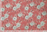 Mahina - Sample Swatch Sample Coral (Dye Lot: 80167) Hawaii Barkcloth Trendtex Fabrics Upholstery Drapery Hawaiian Patio, Outdoor, Wicker, Rattan Material, Furniture, Sofa, Chair, Barkcloth, Upholstery, Hawaiian, Hawaiian, Tropical, Classic Fabric