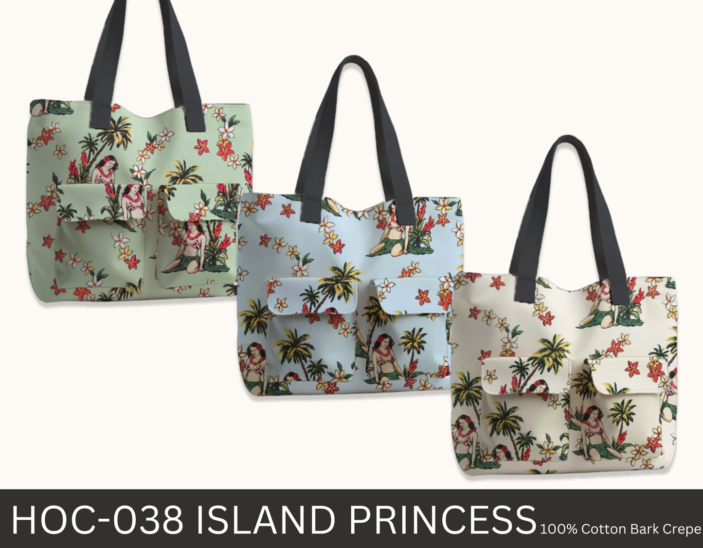 Island Princess Mint Crepe