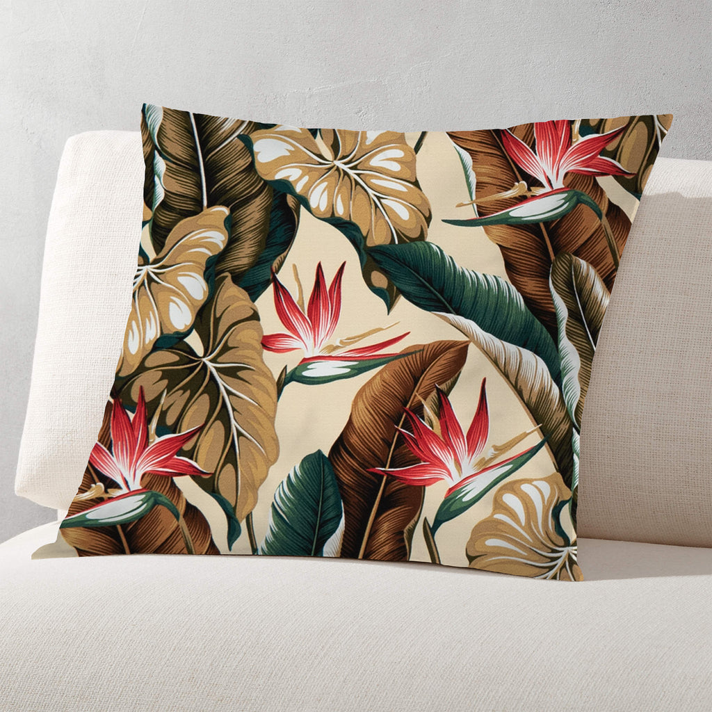 Bird of Paradise Natural Crepe Barkcloth  Hawaii Barkcloth Trendtex Fabrics Upholstery Drapery Hawaiian Patio, Outdoor, Wicker, Rattan Material, Furniture, Sofa, Chair, Barkcloth, Upholstery, Hawaiian, Hawaiian, Tropical, Classic Fabric