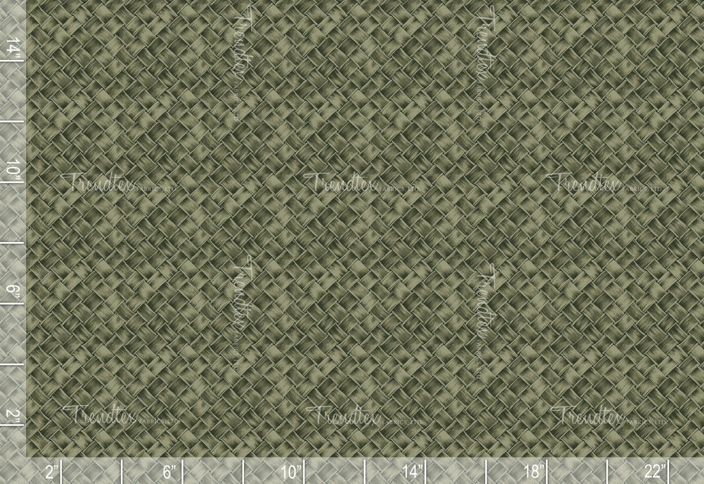 Lauhala - Sample Swatch Sample Sage (Dye Lot: 80107) Hawaii Barkcloth Trendtex Fabrics Upholstery Drapery Hawaiian Patio, Outdoor, Wicker, Rattan Material, Furniture, Sofa, Chair, Barkcloth, Upholstery, Hawaiian, Hawaiian, Tropical, Classic Fabric