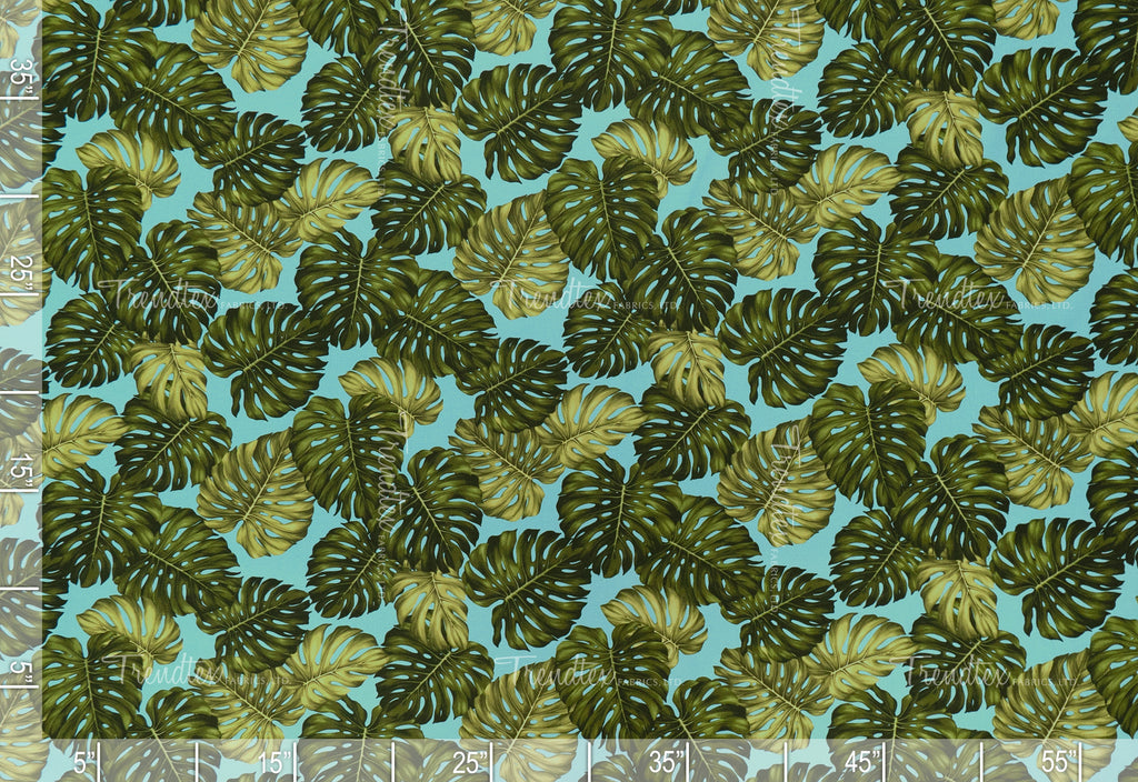 Folio - Sample Swatch Sample Aqua (Dye Lot: 80032) Hawaii Barkcloth Trendtex Fabrics Upholstery Drapery Hawaiian Patio, Outdoor, Wicker, Rattan Material, Furniture, Sofa, Chair, Barkcloth, Upholstery, Hawaiian, Hawaiian, Tropical, Classic Fabric