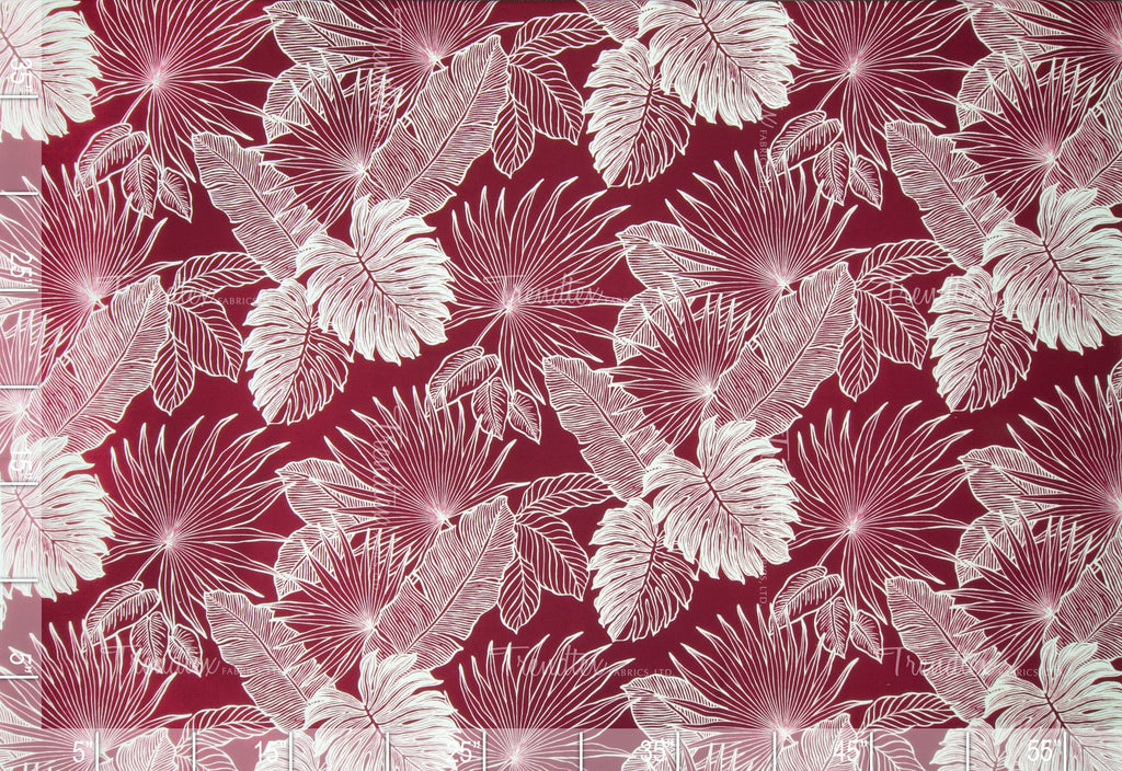 Kamaile - Sample Swatch Sample Burg (Dye Lot: 80137) Hawaii Barkcloth Trendtex Fabrics Upholstery Drapery Hawaiian Patio, Outdoor, Wicker, Rattan Material, Furniture, Sofa, Chair, Barkcloth, Upholstery, Hawaiian, Hawaiian, Tropical, Classic Fabric