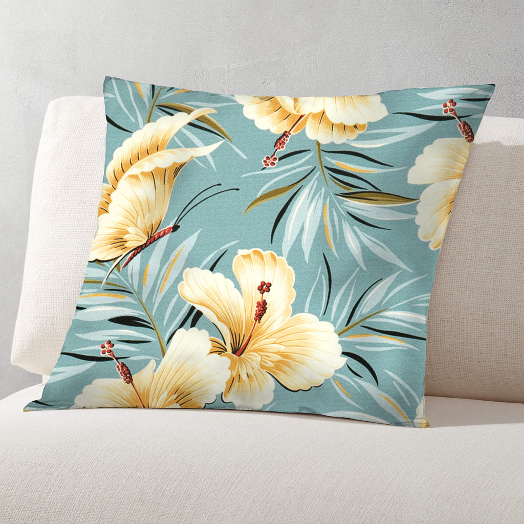 Hawaii Calls Aqua Kahala Barkcloth  Hawaii Barkcloth Trendtex Fabrics Upholstery Drapery Hawaiian Patio, Outdoor, Wicker, Rattan Material, Furniture, Sofa, Chair, Barkcloth, Upholstery, Hawaiian, Hawaiian, Tropical, Classic Fabric
