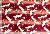 Tsuru Burg Crepe Barkcloth Default Title Hawaii Barkcloth Trendtex Fabrics Upholstery Drapery Hawaiian Patio, Outdoor, Wicker, Rattan Material, Furniture, Sofa, Chair, Barkcloth, Upholstery, Hawaiian, Hawaiian, Tropical, Classic Fabric