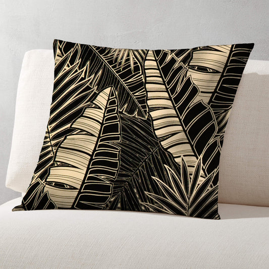 Leafy Lines Black Crepe Barkcloth Hawaii Barkcloth Trendtex Fabrics Upholstery Drapery Hawaiian Patio, Outdoor, Wicker, Rattan Material, Furniture, Sofa, Chair, Barkcloth, Upholstery, Hawaiian, Hawaiian, Tropical, Classic Fabric