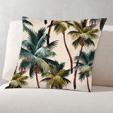 Palm Trees Natural Crepe Barkcloth  Hawaii Barkcloth Trendtex Fabrics Upholstery Drapery Hawaiian Patio, Outdoor, Wicker, Rattan Material, Furniture, Sofa, Chair, Barkcloth, Upholstery, Hawaiian, Hawaiian, Tropical, Classic Fabric