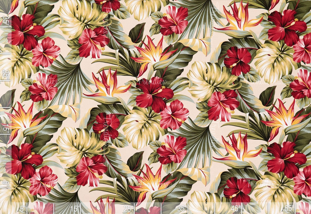 Pua Natural Kahala Barkcloth  Hawaii Barkcloth Trendtex Fabrics Upholstery Drapery Hawaiian Patio, Outdoor, Wicker, Rattan Material, Furniture, Sofa, Chair, Barkcloth, Upholstery, Hawaiian, Hawaiian, Tropical, Classic Fabric