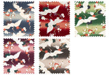 Tsuru - Sample Swatch Sample  Hawaii Barkcloth Trendtex Fabrics Upholstery Drapery Hawaiian Patio, Outdoor, Wicker, Rattan Material, Furniture, Sofa, Chair, Barkcloth, Upholstery, Hawaiian, Hawaiian, Tropical, Classic Fabric