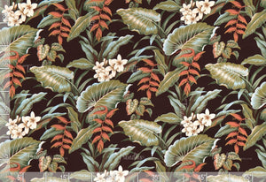 Waipahee Chocolate Kahala Barkcloth  Hawaii Barkcloth Trendtex Fabrics Upholstery Drapery Hawaiian Patio, Outdoor, Wicker, Rattan Material, Furniture, Sofa, Chair, Barkcloth, Upholstery, Hawaiian, Hawaiian, Tropical, Classic Fabric