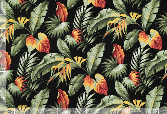 3.8 Yard Ahiki Black Crepe - Short Yardage