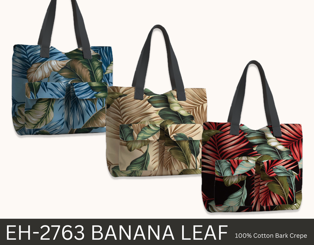 Banana Leaf Black Crepe