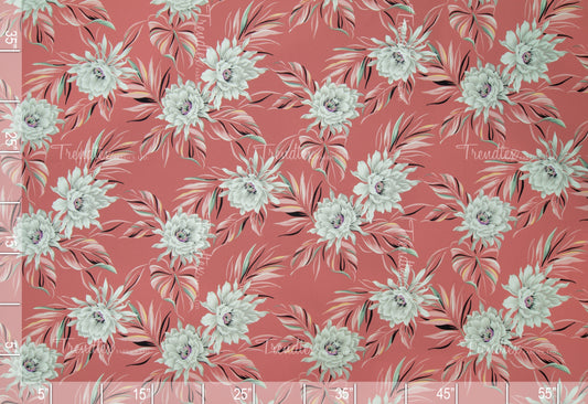 Mahina Coral Crepe Barkcloth  Hawaii Barkcloth Trendtex Fabrics Upholstery Drapery Hawaiian Patio, Outdoor, Wicker, Rattan Material, Furniture, Sofa, Chair, Barkcloth, Upholstery, Hawaiian, Hawaiian, Tropical, Classic Fabric