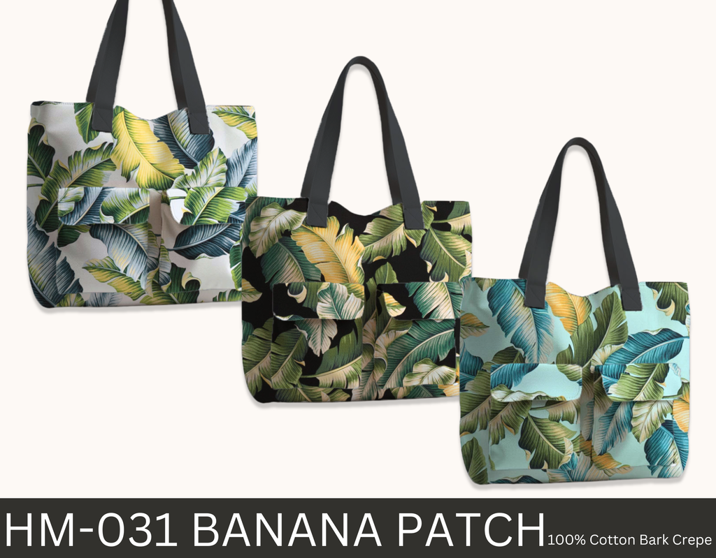 Banana Patch White Crepe