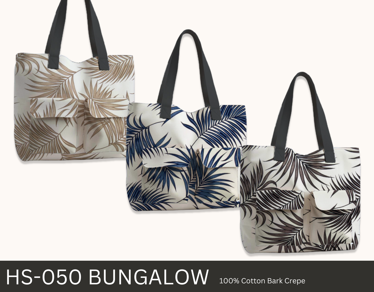 Bungalow Black Crepe