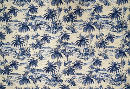 Old Hawaii Blue Crepe