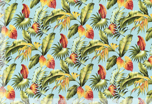 Ahiki Aqua Crepe Barkcloth Default Title Hawaii Barkcloth Trendtex Fabrics Upholstery Drapery Hawaiian Patio, Outdoor, Wicker, Rattan Material, Furniture, Sofa, Chair, Barkcloth, Upholstery, Hawaiian, Hawaiian, Tropical, Classic Fabric