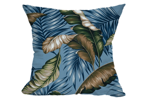 Banana Leaf Slate Crepe Throw Pillow Cover, 20&quot; X 20&quot; Throw Pillow Cover 20&quot; x 20&quot; Throw Pillow Cover (Pack of 1) Hawaii Barkcloth Trendtex Fabrics Upholstery Drapery Hawaiian Patio, Outdoor, Wicker, Rattan Material, Furniture, Sofa, Chair, Barkcloth, Upholstery, Hawaiian, Hawaiian, Tropical, Classic Fabric