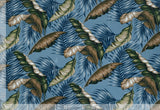 Banana Leaf - Sample Swatch Sample Slate (Dye Lot: 80076) Hawaii Barkcloth Trendtex Fabrics Upholstery Drapery Hawaiian Patio, Outdoor, Wicker, Rattan Material, Furniture, Sofa, Chair, Barkcloth, Upholstery, Hawaiian, Hawaiian, Tropical, Classic Fabric
