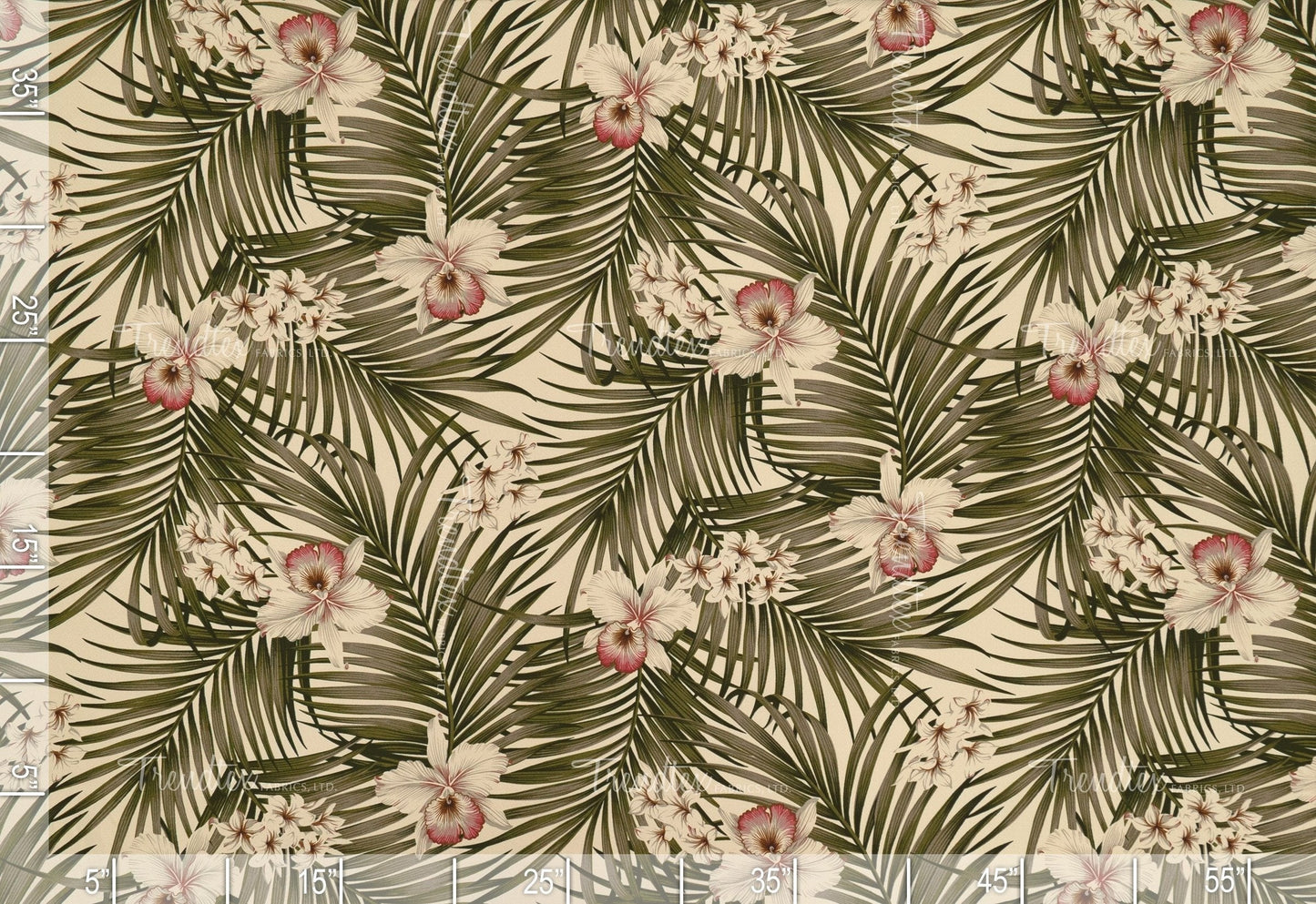 Fern Natural Crepe Barkcloth Default Title Hawaii Barkcloth Trendtex Fabrics Upholstery Drapery Hawaiian Patio, Outdoor, Wicker, Rattan Material, Furniture, Sofa, Chair, Barkcloth, Upholstery, Hawaiian, Hawaiian, Tropical, Classic Fabric