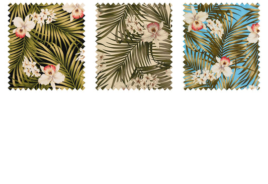 Fern - Sample Swatch Sample  Hawaii Barkcloth Trendtex Fabrics Upholstery Drapery Hawaiian Patio, Outdoor, Wicker, Rattan Material, Furniture, Sofa, Chair, Barkcloth, Upholstery, Hawaiian, Hawaiian, Tropical, Classic Fabric