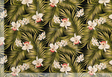 Fern - Sample Swatch Sample Black (Dye Lot: 80170) Hawaii Barkcloth Trendtex Fabrics Upholstery Drapery Hawaiian Patio, Outdoor, Wicker, Rattan Material, Furniture, Sofa, Chair, Barkcloth, Upholstery, Hawaiian, Hawaiian, Tropical, Classic Fabric