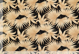 Fandom Black Crepe Barkcloth Default Title Hawaii Barkcloth Trendtex Fabrics Upholstery Drapery Hawaiian Patio, Outdoor, Wicker, Rattan Material, Furniture, Sofa, Chair, Barkcloth, Upholstery, Hawaiian, Hawaiian, Tropical, Classic Fabric