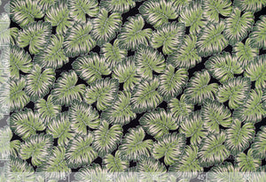 Maunakea Black | Green Crepe Barkcloth Default Title Hawaii Barkcloth Trendtex Fabrics Upholstery Drapery Hawaiian Patio, Outdoor, Wicker, Rattan Material, Furniture, Sofa, Chair, Barkcloth, Upholstery, Hawaiian, Hawaiian, Tropical, Classic Fabric