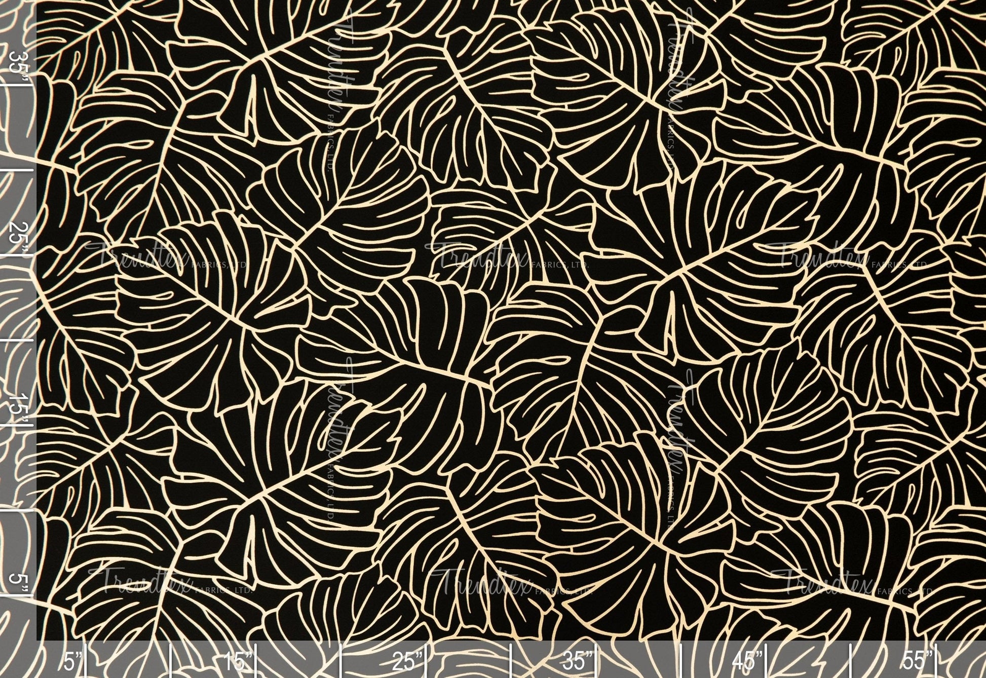 Aloha Nui Black Crepe Barkcloth Default Title Hawaii Barkcloth Trendtex Fabrics Upholstery Drapery Hawaiian Patio, Outdoor, Wicker, Rattan Material, Furniture, Sofa, Chair, Barkcloth, Upholstery, Hawaiian, Hawaiian, Tropical, Classic Fabric