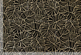 Aloha Nui - Sample Swatch Sample Black (Dye Lot: 80157) Hawaii Barkcloth Trendtex Fabrics Upholstery Drapery Hawaiian Patio, Outdoor, Wicker, Rattan Material, Furniture, Sofa, Chair, Barkcloth, Upholstery, Hawaiian, Hawaiian, Tropical, Classic Fabric