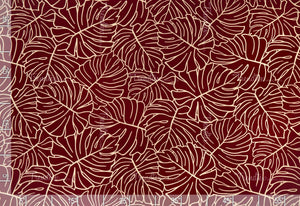 Aloha Nui Burg Crepe Barkcloth Default Title Hawaii Barkcloth Trendtex Fabrics Upholstery Drapery Hawaiian Patio, Outdoor, Wicker, Rattan Material, Furniture, Sofa, Chair, Barkcloth, Upholstery, Hawaiian, Hawaiian, Tropical, Classic Fabric