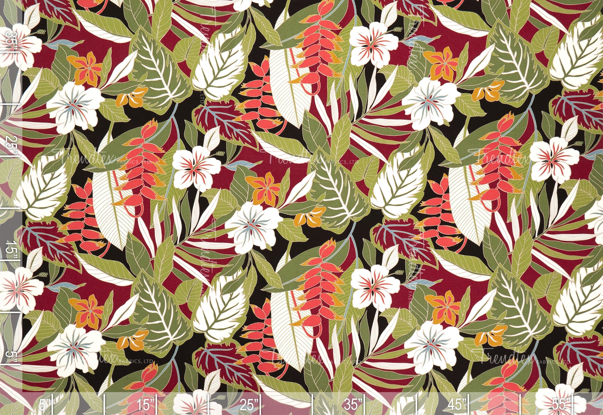 Kamuela - Sample Swatch Sample Burg (Dye Lot: 80079) Hawaii Barkcloth Trendtex Fabrics Upholstery Drapery Hawaiian Patio, Outdoor, Wicker, Rattan Material, Furniture, Sofa, Chair, Barkcloth, Upholstery, Hawaiian, Hawaiian, Tropical, Classic Fabric