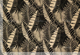 Leafy Lines - Sample Swatch Sample  Hawaii Barkcloth Trendtex Fabrics Upholstery Drapery Hawaiian Patio, Outdoor, Wicker, Rattan Material, Furniture, Sofa, Chair, Barkcloth, Upholstery, Hawaiian, Hawaiian, Tropical, Classic Fabric