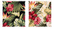 Pua - Sample Swatch Sample  Hawaii Barkcloth Trendtex Fabrics Upholstery Drapery Hawaiian Patio, Outdoor, Wicker, Rattan Material, Furniture, Sofa, Chair, Barkcloth, Upholstery, Hawaiian, Hawaiian, Tropical, Classic Fabric