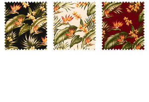 Tropical Delight - Sample Swatch Sample  Hawaii Barkcloth Trendtex Fabrics Upholstery Drapery Hawaiian Patio, Outdoor, Wicker, Rattan Material, Furniture, Sofa, Chair, Barkcloth, Upholstery, Hawaiian, Hawaiian, Tropical, Classic Fabric