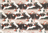 Tsuru - Sample Swatch Sample Grey (Dye Lot: 80110) Hawaii Barkcloth Trendtex Fabrics Upholstery Drapery Hawaiian Patio, Outdoor, Wicker, Rattan Material, Furniture, Sofa, Chair, Barkcloth, Upholstery, Hawaiian, Hawaiian, Tropical, Classic Fabric