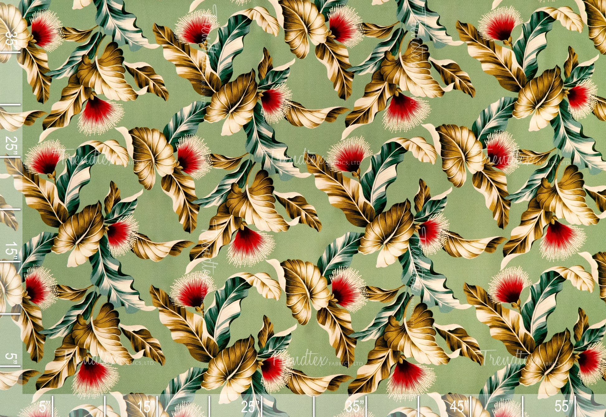 Lehua - Sample Swatch Sample Sage (Dye Lot: 80104) Hawaii Barkcloth Trendtex Fabrics Upholstery Drapery Hawaiian Patio, Outdoor, Wicker, Rattan Material, Furniture, Sofa, Chair, Barkcloth, Upholstery, Hawaiian, Hawaiian, Tropical, Classic Fabric